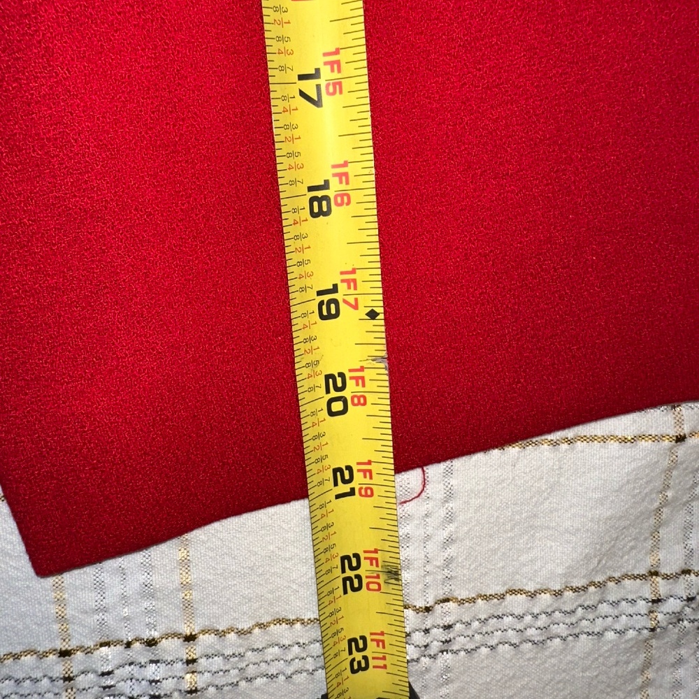 Talbots Petite Red Wool Suit ~ Jacket Sz 2 Skirt Sz 4 - Picture 12 of 13